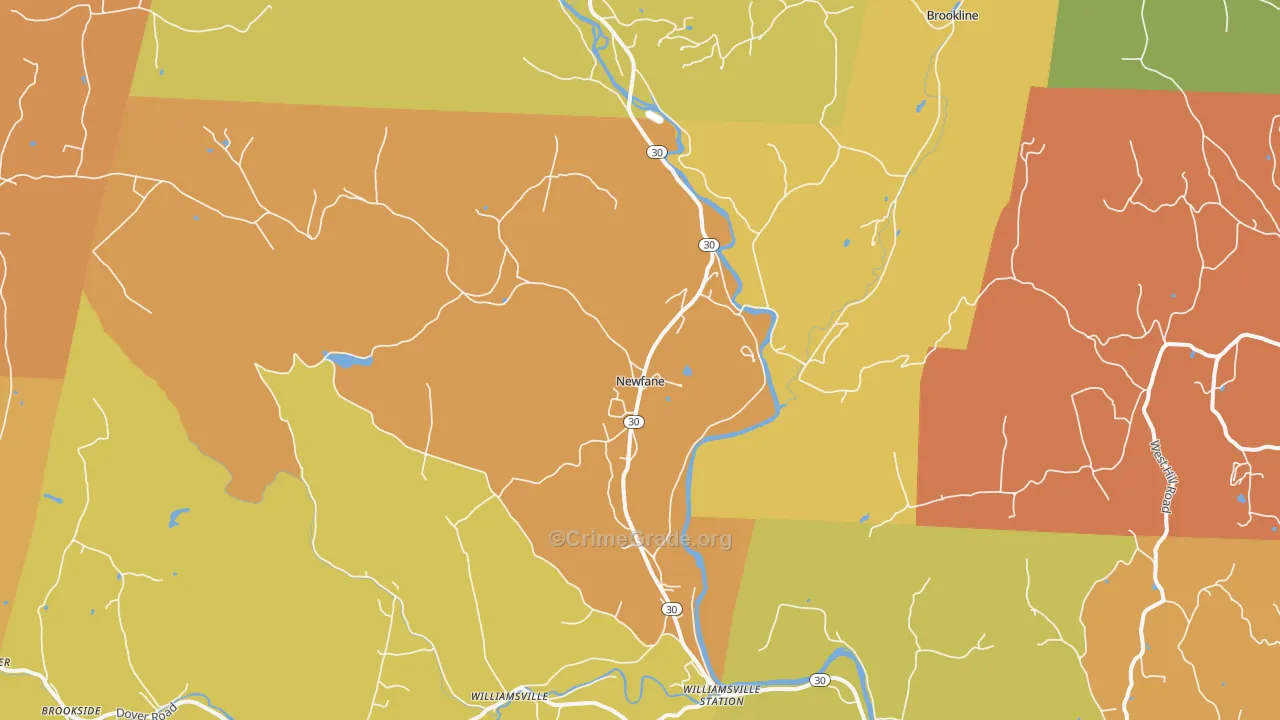 05345, VT Map of Drug-Related Crime Rates