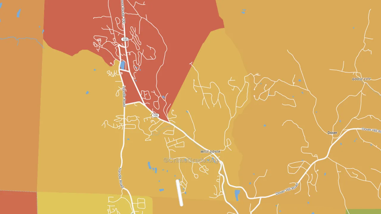 05356, VT Map of Drug-Related Crime Rates