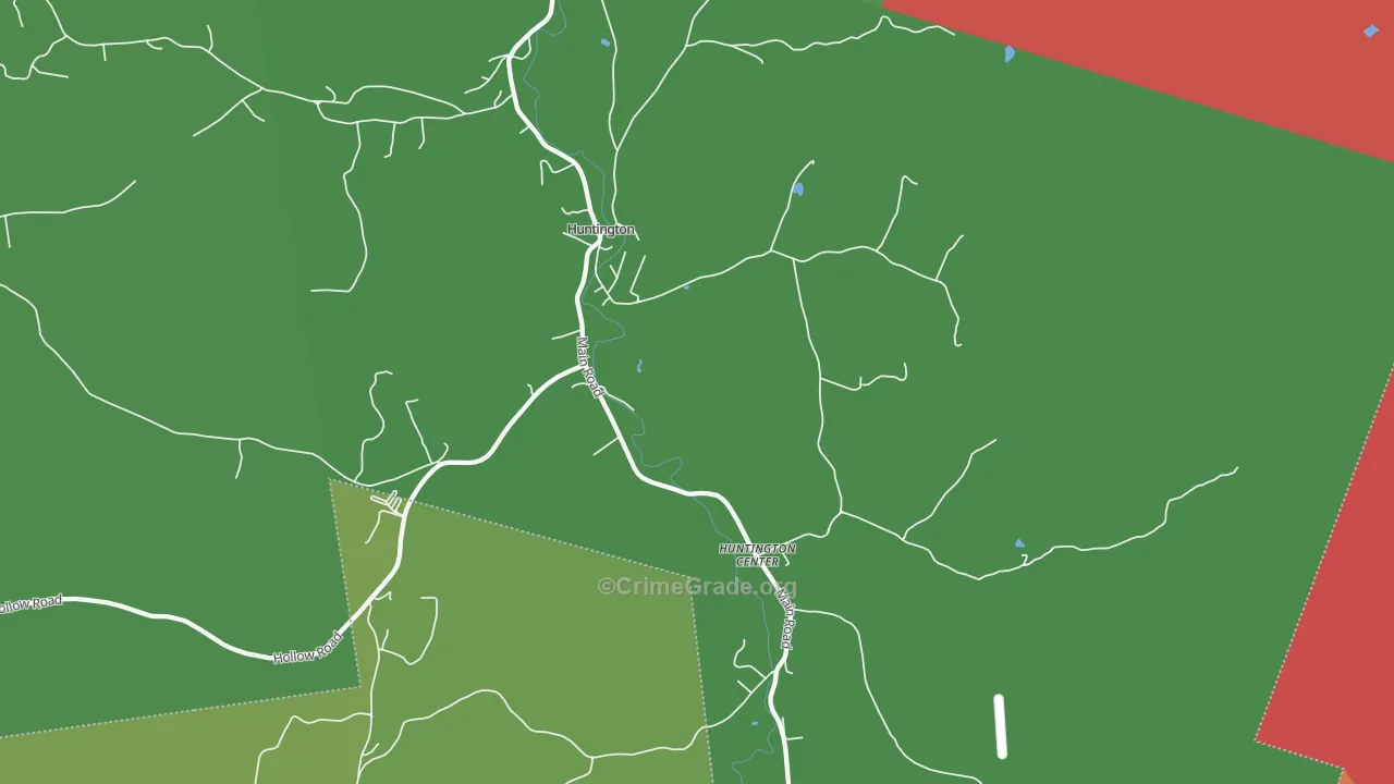 05462, VT Map of Drug-Related Crime Rates