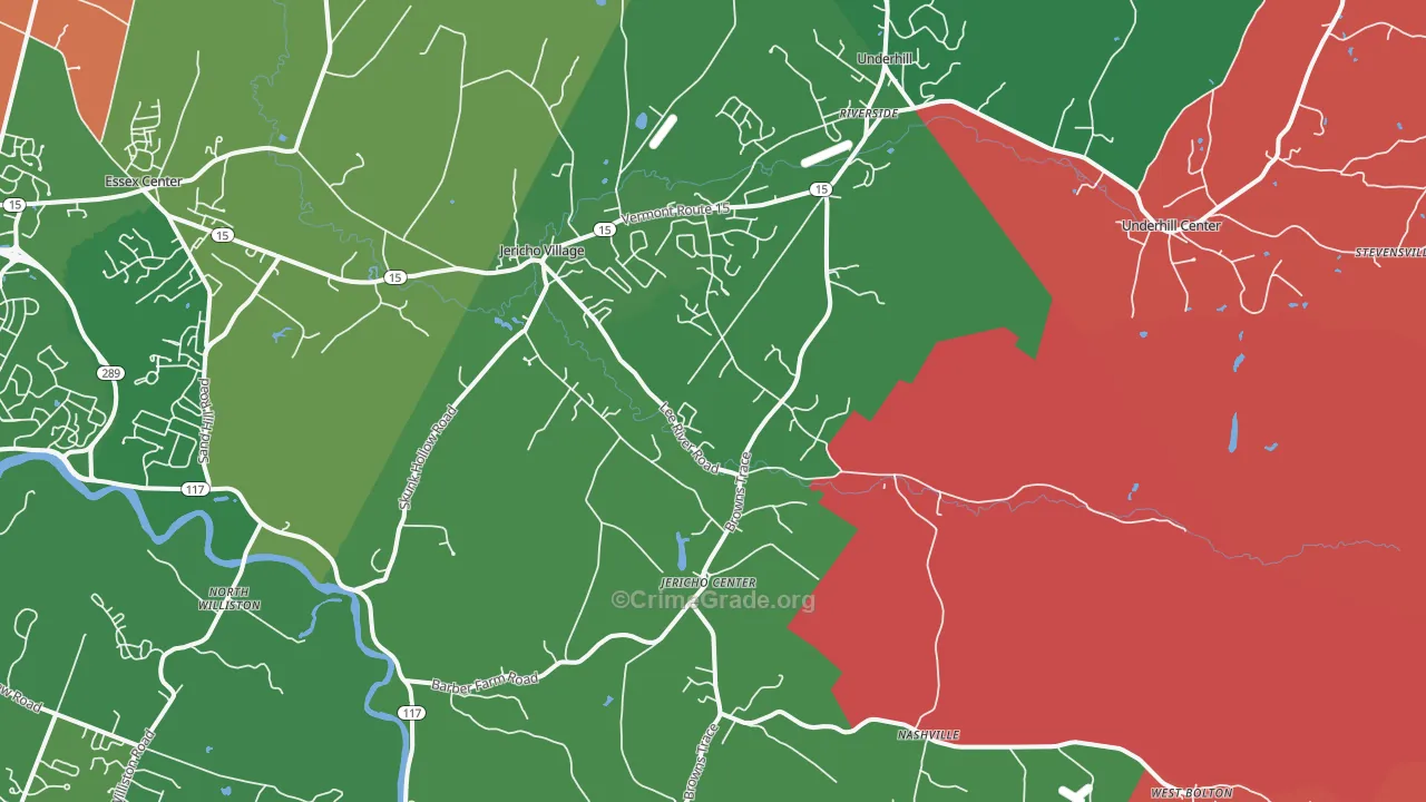 05465, VT Map of Drug-Related Crime Rates