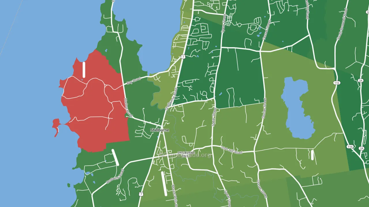 05482, VT Map of Drug-Related Crime Rates