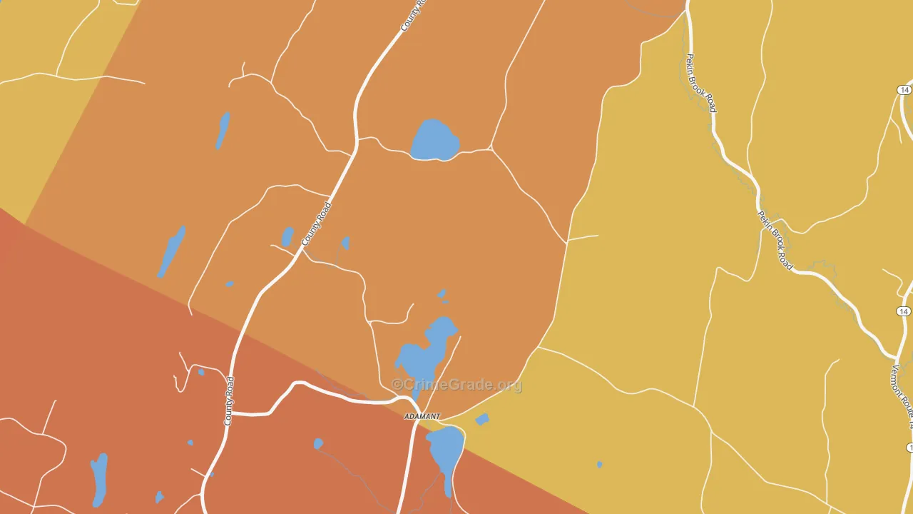 05640, VT Map of Drug-Related Crime Rates