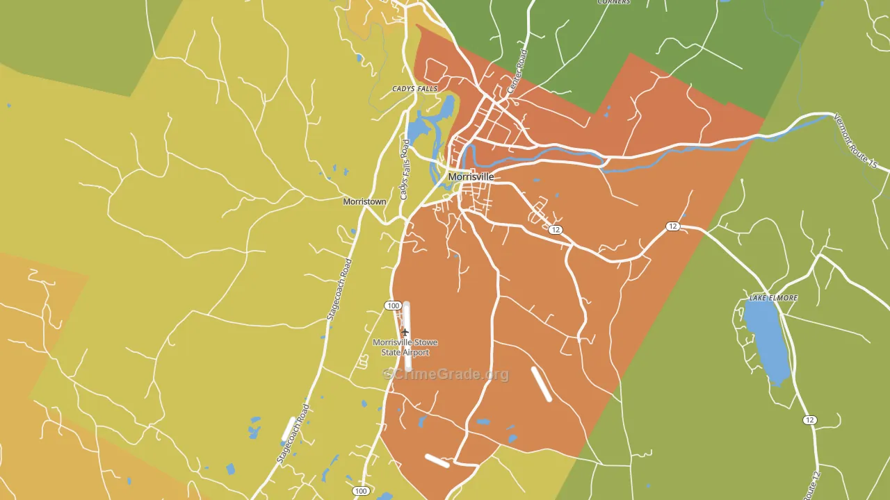 05661, VT Map of Drug-Related Crime Rates