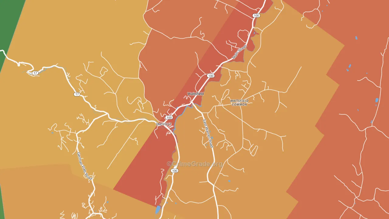 05673, VT Map of Drug-Related Crime Rates
