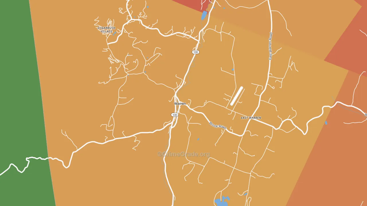 05674, VT Map of Drug-Related Crime Rates