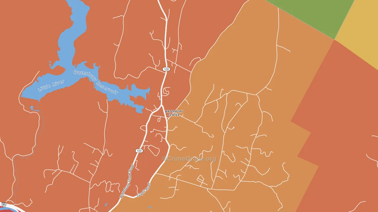 05677, VT Map of Drug-Related Crime Rates