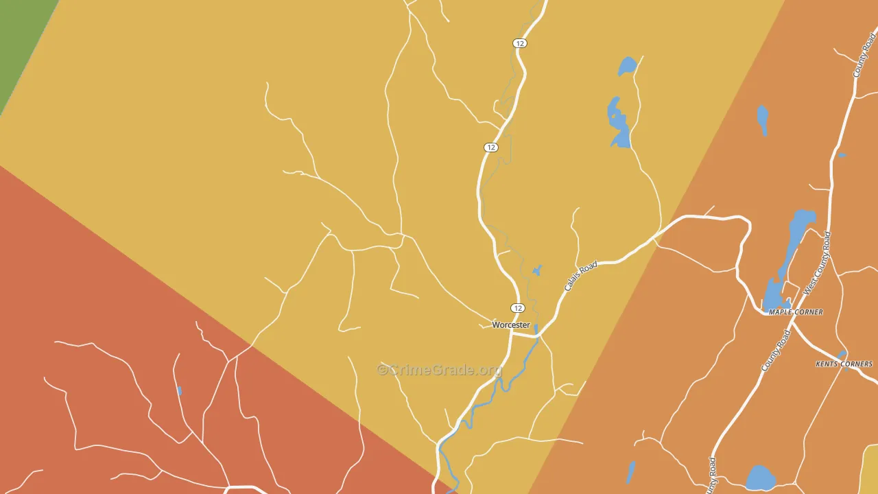 05682, VT Map of Drug-Related Crime Rates