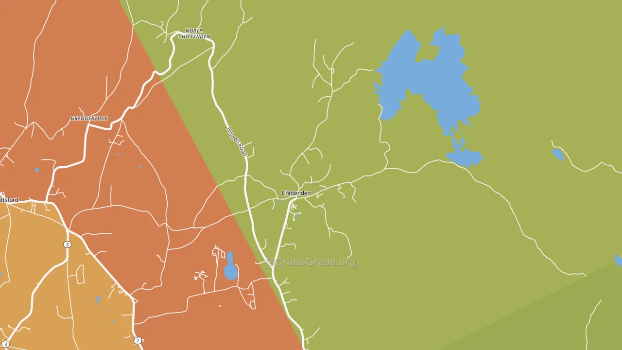 05737, VT Map of Drug-Related Crime Rates