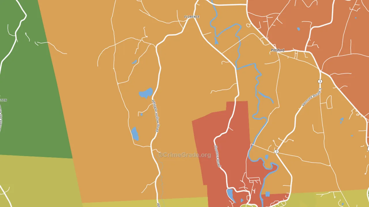 05744, VT Map of Drug-Related Crime Rates