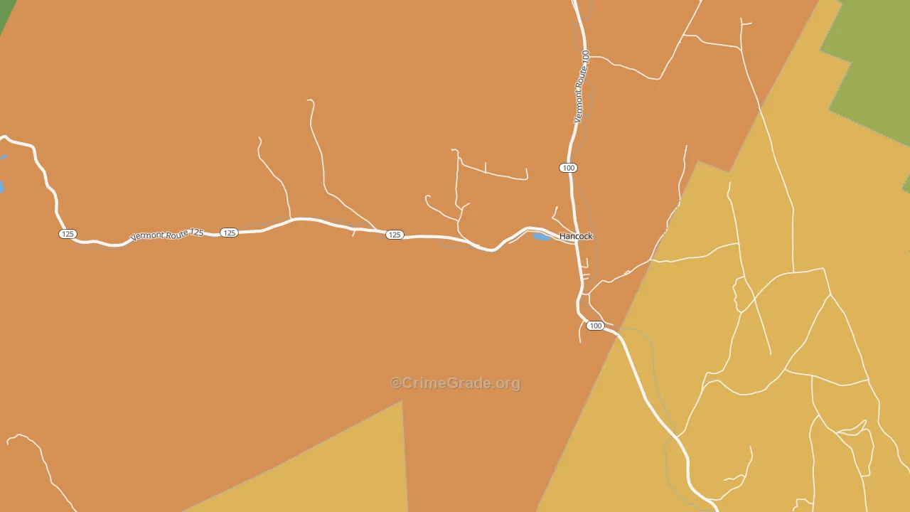 05748, VT Map of Drug-Related Crime Rates