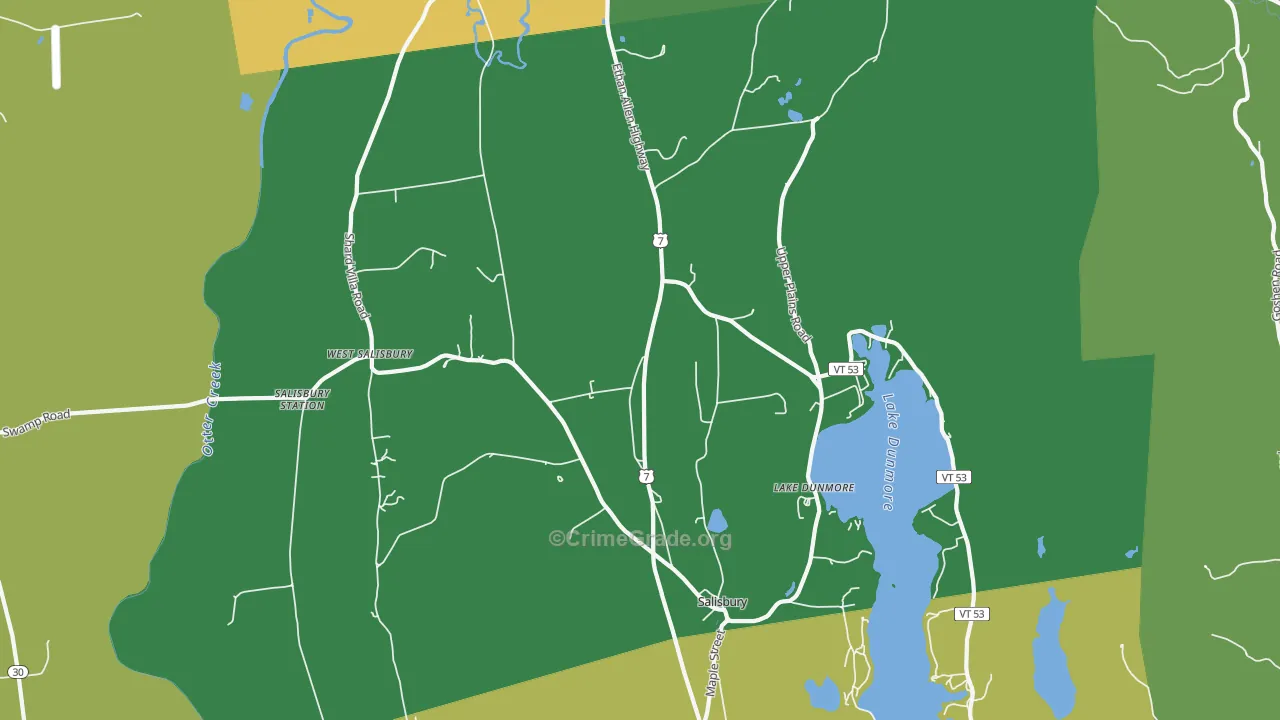 05769, VT Map of Drug-Related Crime Rates
