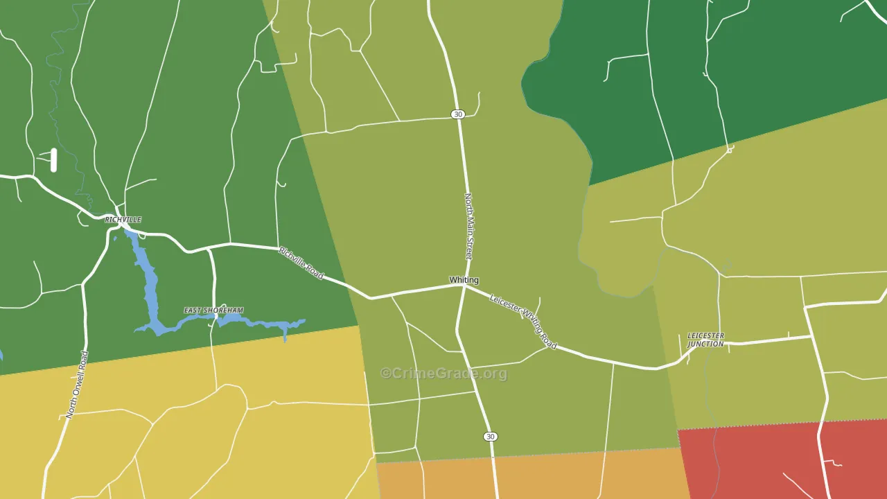 05778, VT Map of Drug-Related Crime Rates