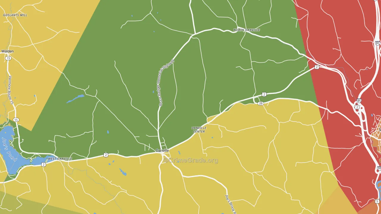 05828, VT Map of Drug-Related Crime Rates