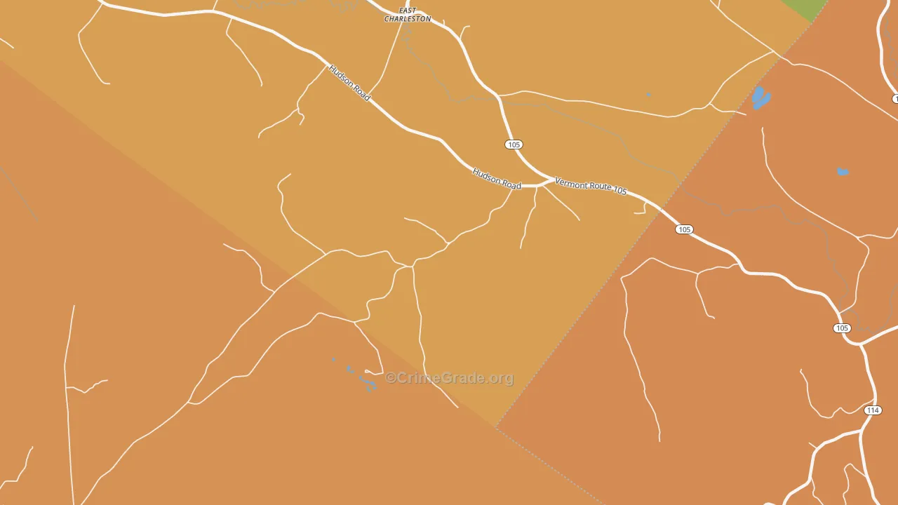 05833, VT Map of Drug-Related Crime Rates