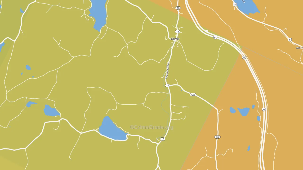 05839, VT Map of Drug-Related Crime Rates
