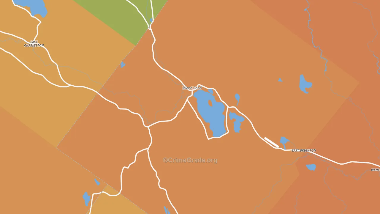 05846, VT Map of Drug-Related Crime Rates