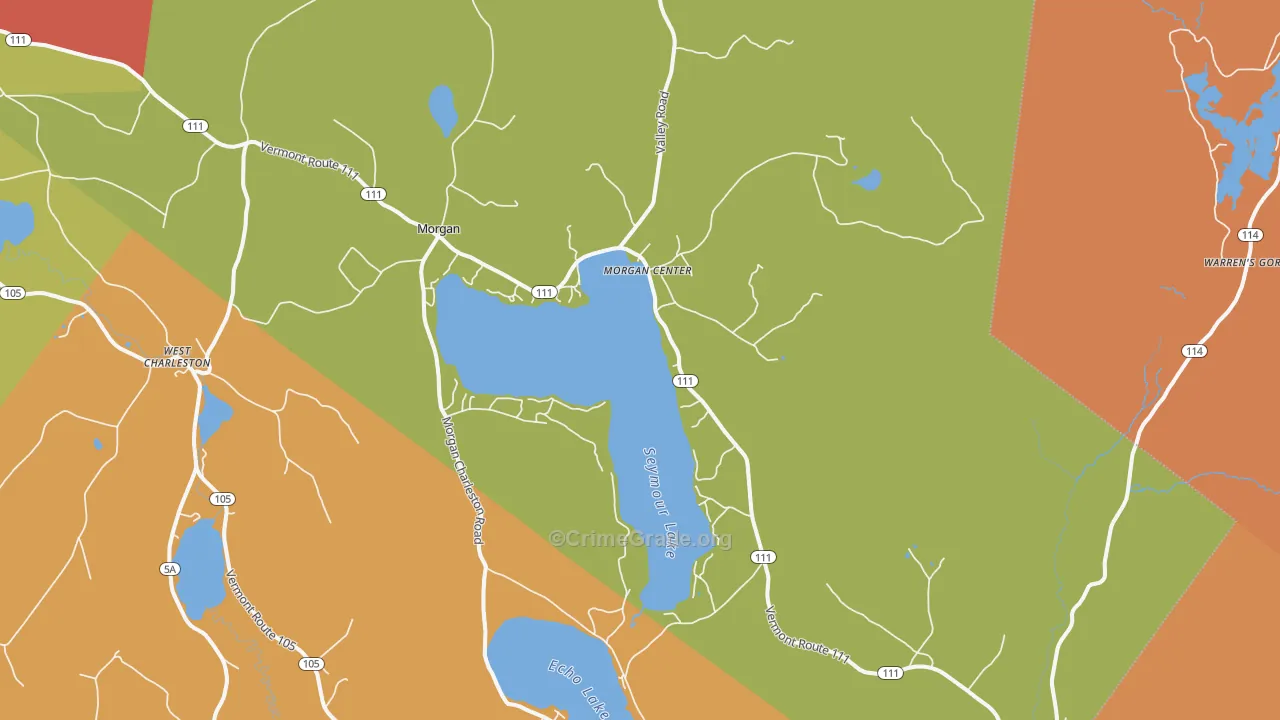 05853, VT Map of Drug-Related Crime Rates
