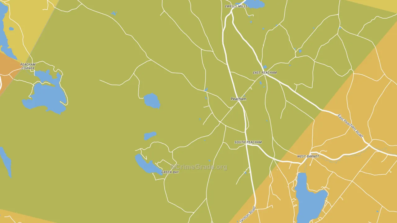 05862, VT Map of Drug-Related Crime Rates