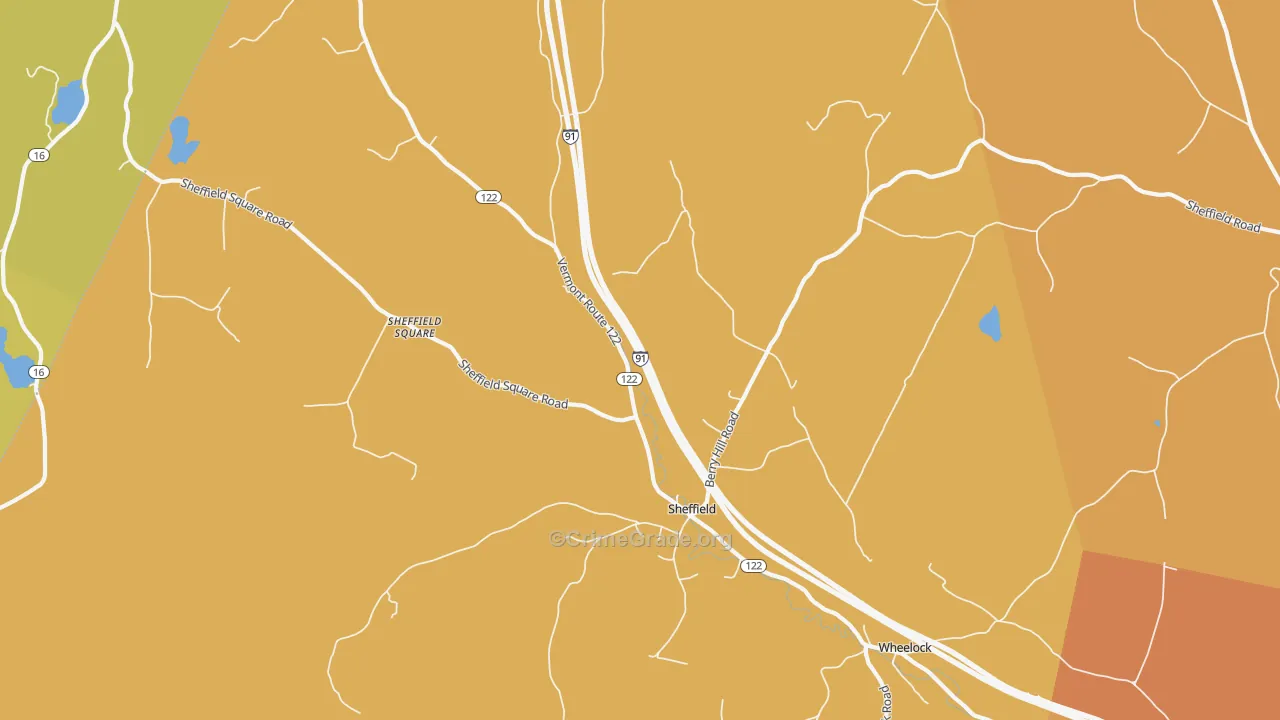 05866, VT Map of Drug-Related Crime Rates