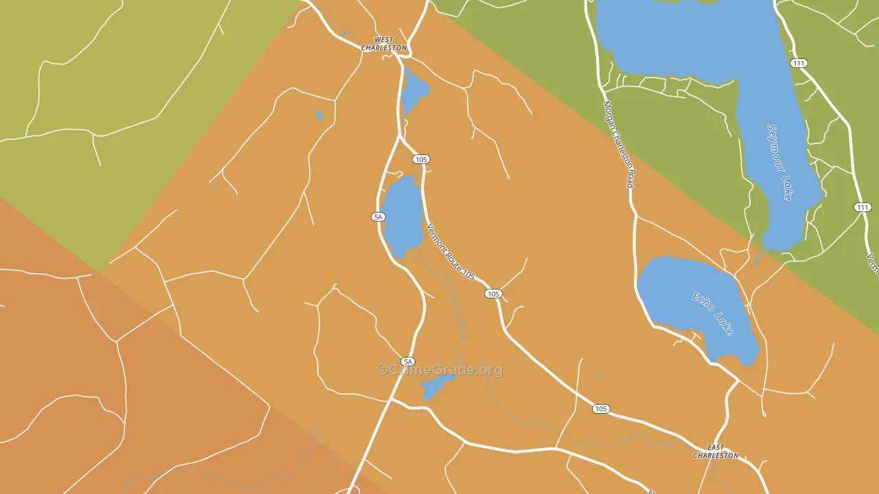 05872, VT Map of Drug-Related Crime Rates