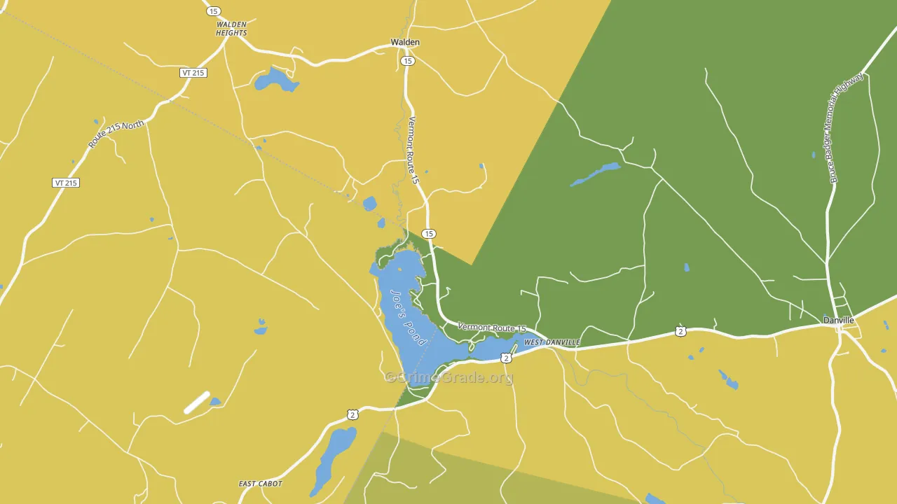 05873, VT Map of Drug-Related Crime Rates