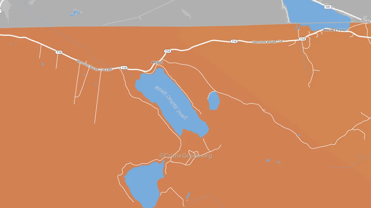 05901, VT Map of Drug-Related Crime Rates