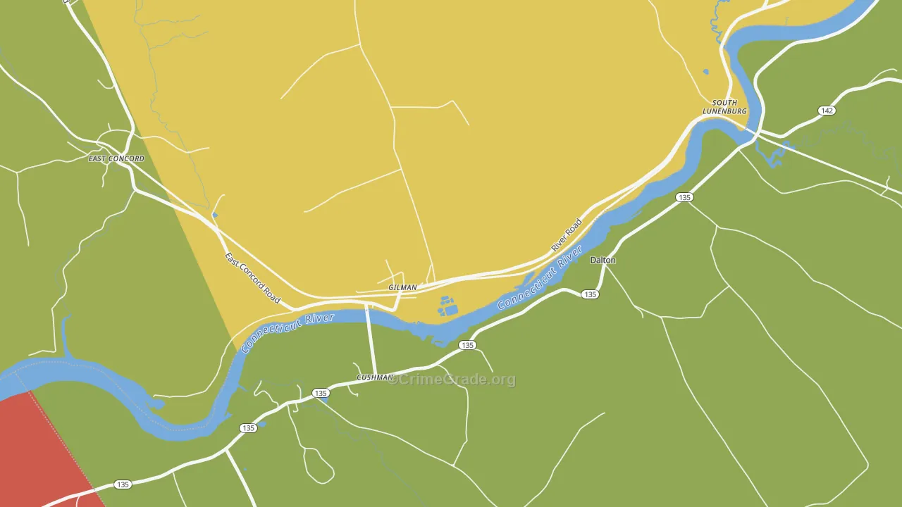 05904, VT Map of Drug-Related Crime Rates