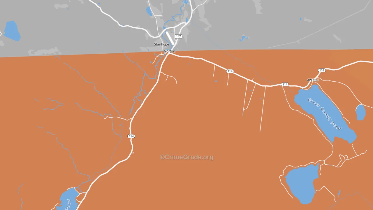 05907, VT Map of Drug-Related Crime Rates