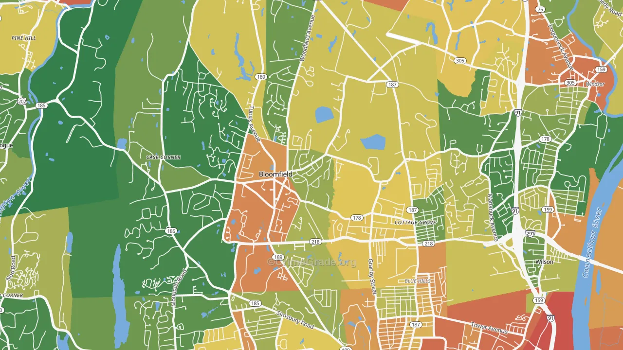 06002, CT Map of Drug-Related Crime Rates