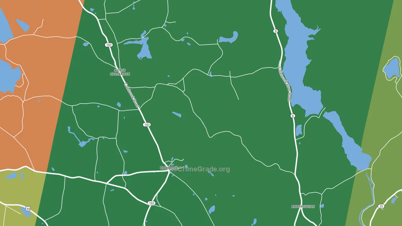 06021, CT Map of Drug-Related Crime Rates