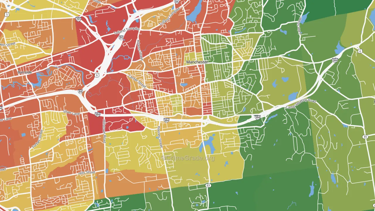 06040, CT Map of Drug-Related Crime Rates