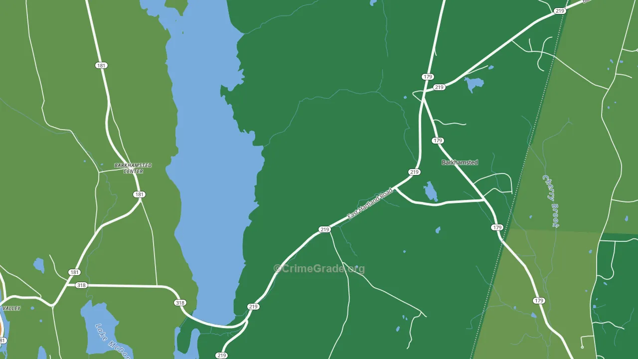 06059, CT Map of Drug-Related Crime Rates