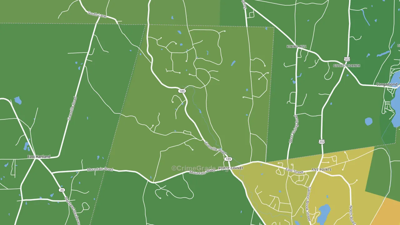 06060, CT Map of Drug-Related Crime Rates