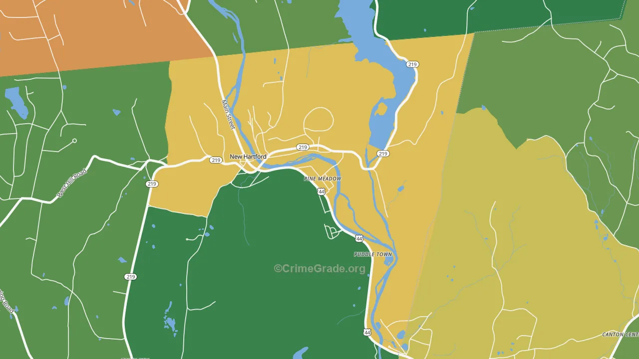 06061, CT Map of Drug-Related Crime Rates