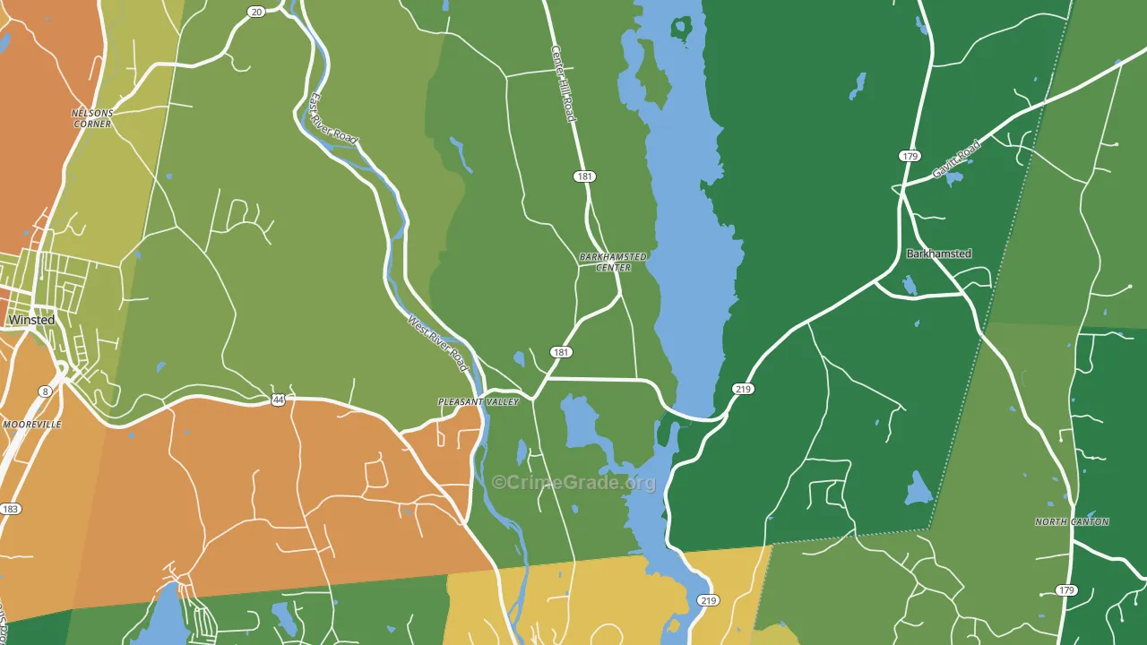 06063, CT Map of Drug-Related Crime Rates