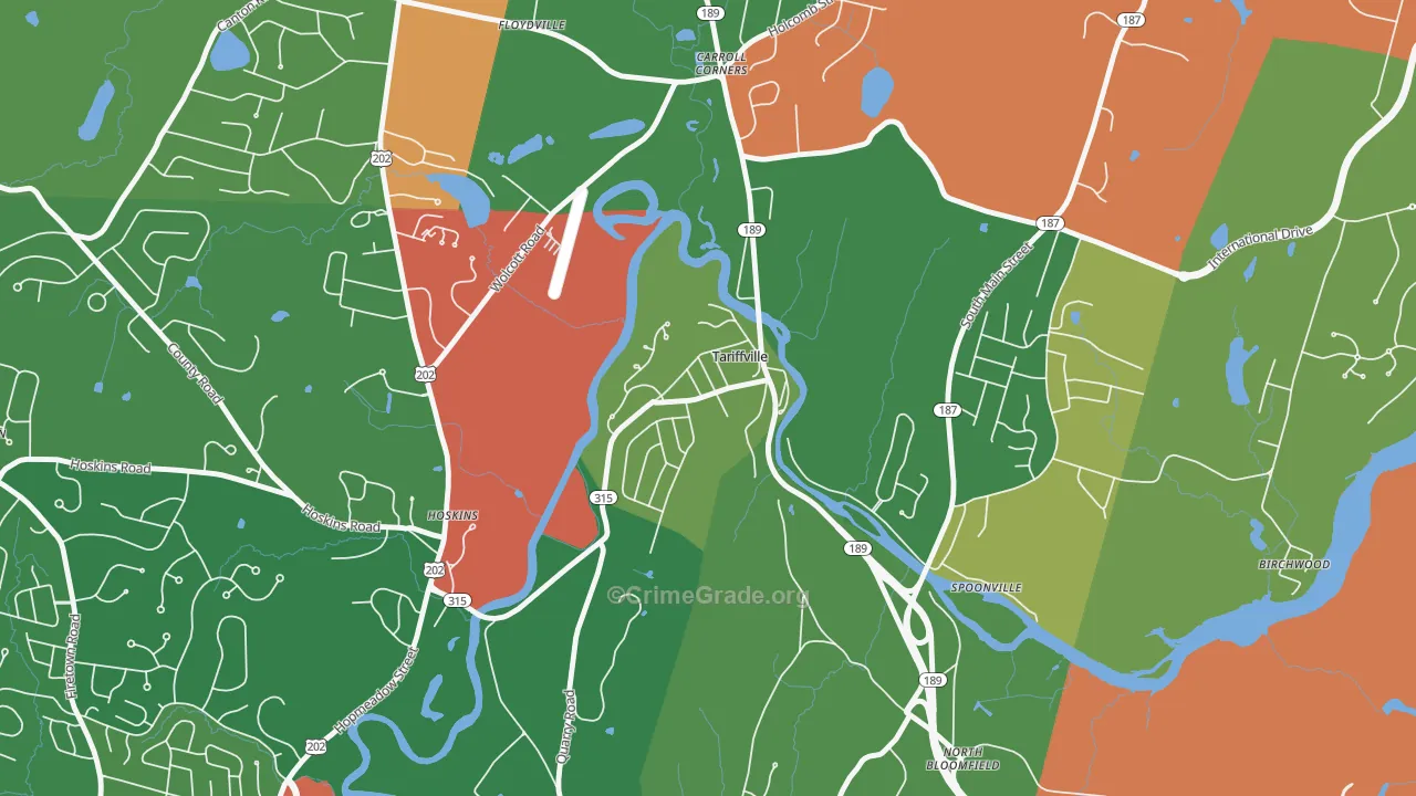 06081, CT Map of Drug-Related Crime Rates