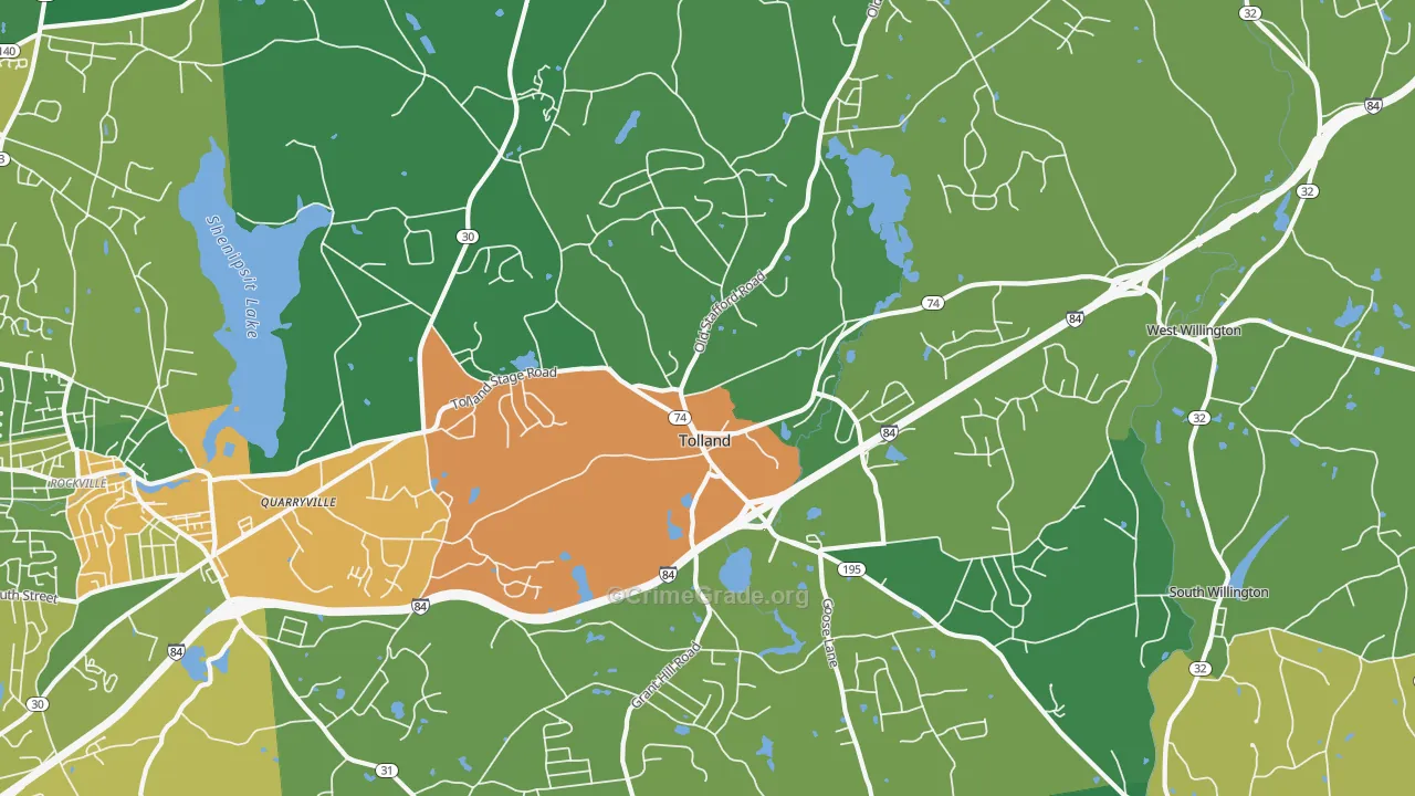 06084, CT Map of Drug-Related Crime Rates