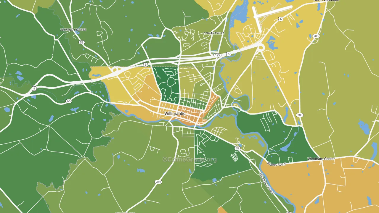 06226, CT Map of Drug-Related Crime Rates