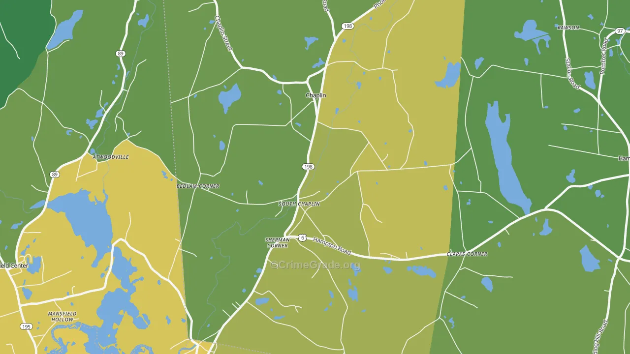 06235, CT Map of Drug-Related Crime Rates