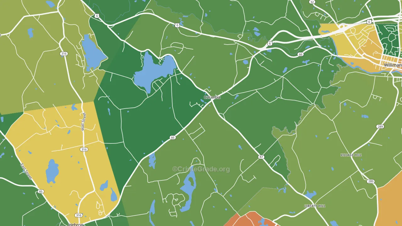 06237, CT Map of Drug-Related Crime Rates