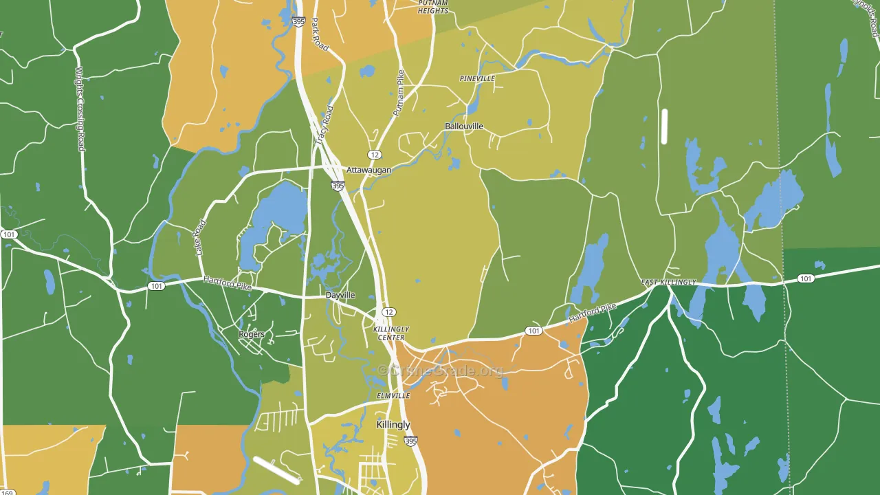 06241, CT Map of Drug-Related Crime Rates