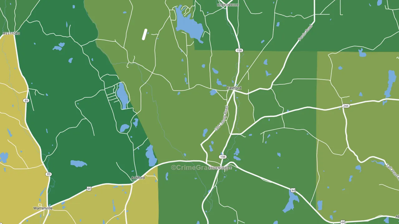 06242, CT Map of Drug-Related Crime Rates