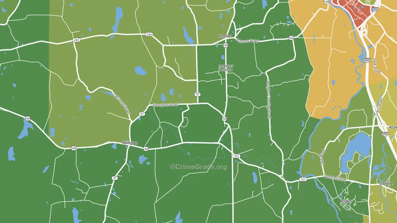 06259, CT Map of Drug-Related Crime Rates