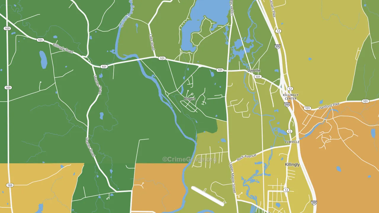 06263, CT Map of Drug-Related Crime Rates