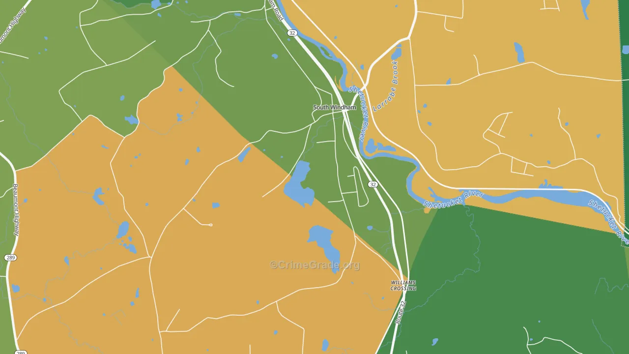 06266, CT Map of Drug-Related Crime Rates