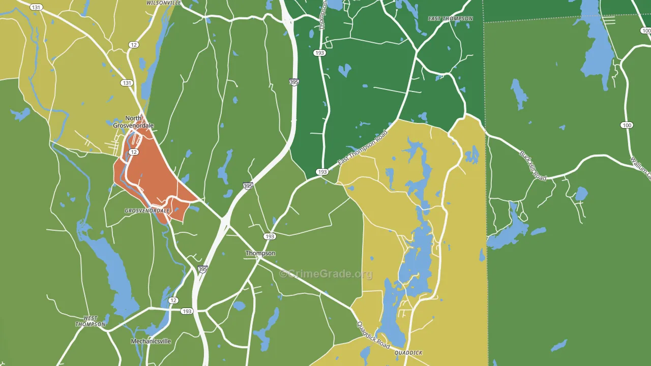06277, CT Map of Drug-Related Crime Rates