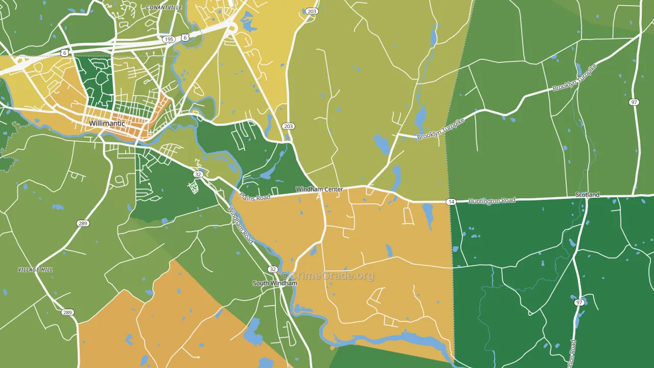 06280, CT Map of Drug-Related Crime Rates