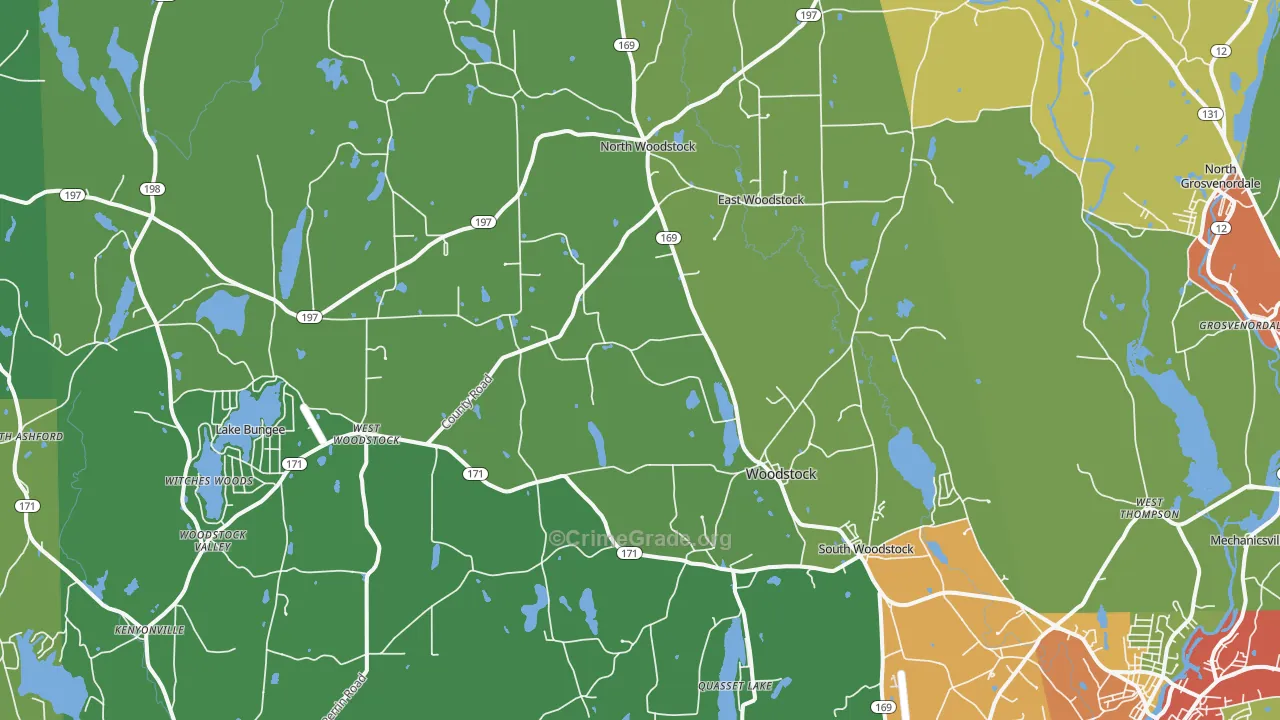 06281, CT Map of Drug-Related Crime Rates