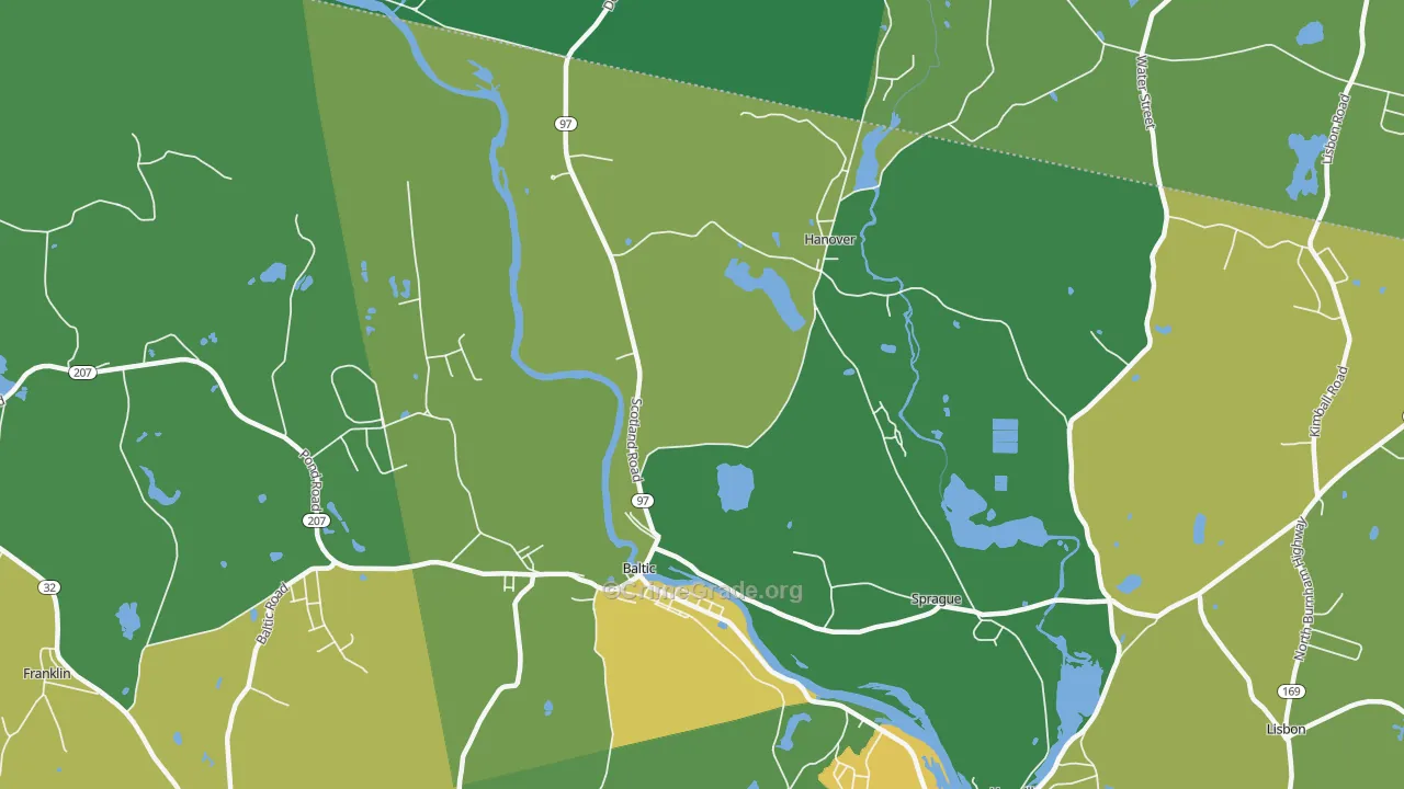 06330, CT Map of Drug-Related Crime Rates