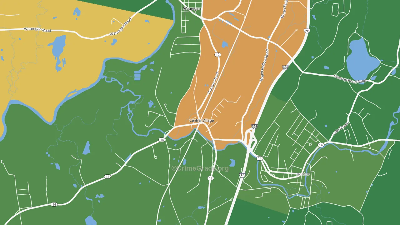 06332, CT Map of Drug-Related Crime Rates